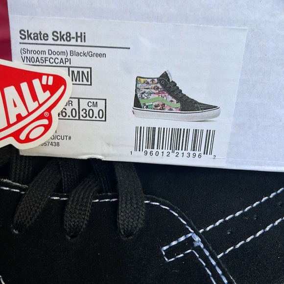 Vans Skate Sk8-Hi Show Room Shroom Doom Black/Green Men’s sneakers - Picture 16 of 16